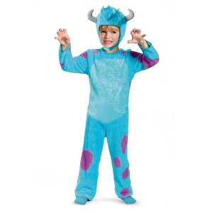Disney Toddler Monster University Sulley Classic Costume Jumpsuit Blue - 1 of 4