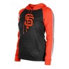 MLB San Francisco Giants Women's Lightweight Hooded Sweatshirt - 3 of 4