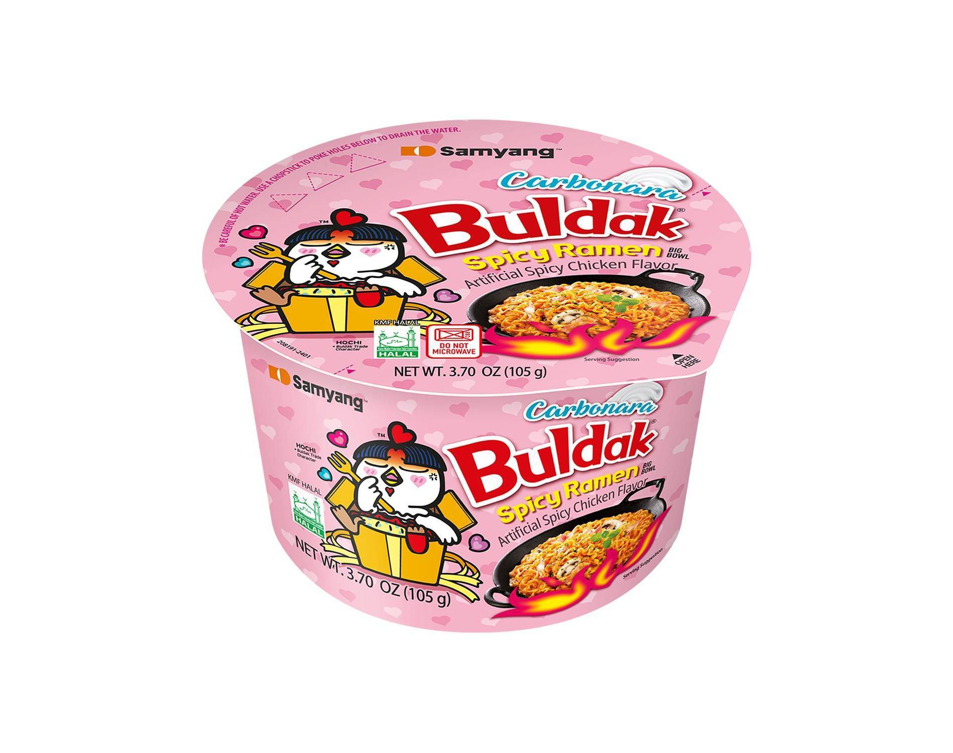 Samyang Buldak Carbonara Ramen Big Bowl - 3.7oz