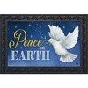 Briarwood Lane Doormat 30x18 Indoor Outdoor Peace on Earth Dove Christmas For Christmas Doormat - 2 of 4