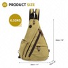 Unique Bargains Vintage Waterpoof Anti Theft Casual Crossbody Backpack - 3 of 4