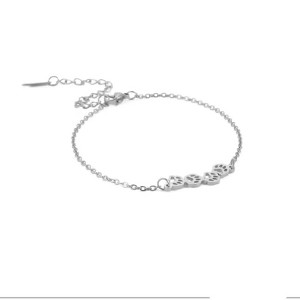 Hollywood Sensation  18K Gold Plated Paw Print Bracelet - Available in Gold and Silver - 1 of 4