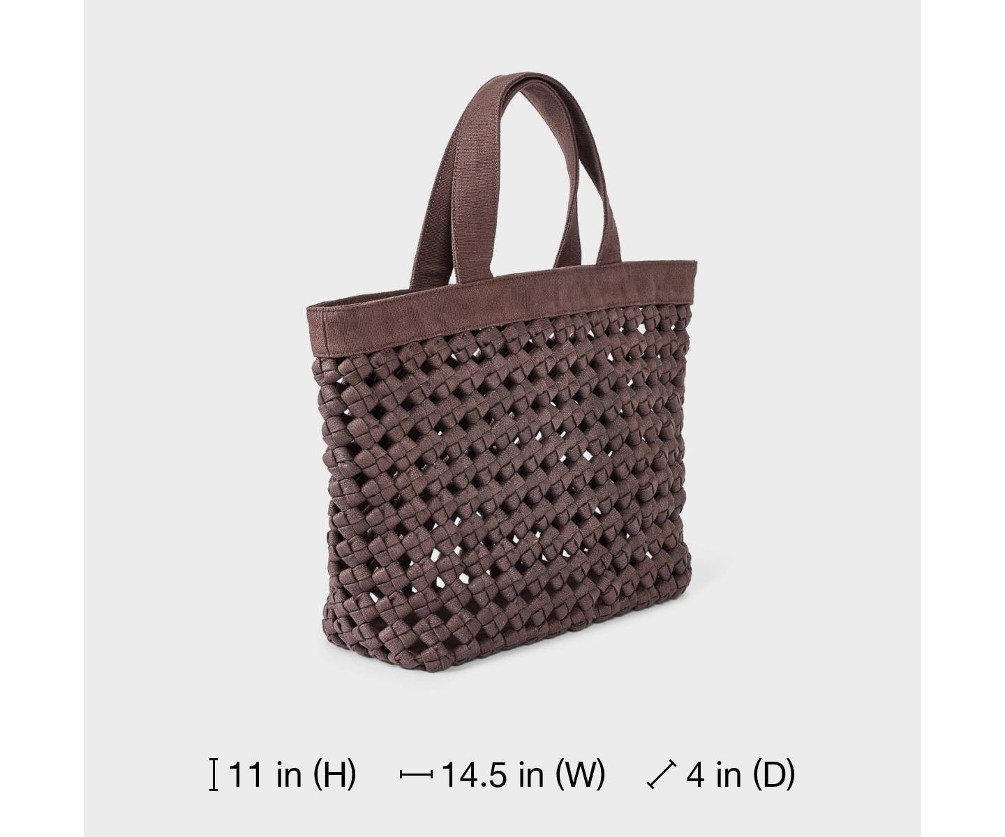 Сумка Universal Thread Waxed Cotton Woven Cord, цвет: Коричневый — фото 5
