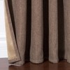 Chanasya 2pk Two Tone Textured Partial Room Darkening Window Curtain Panels - Set of 2 - 4 of 4