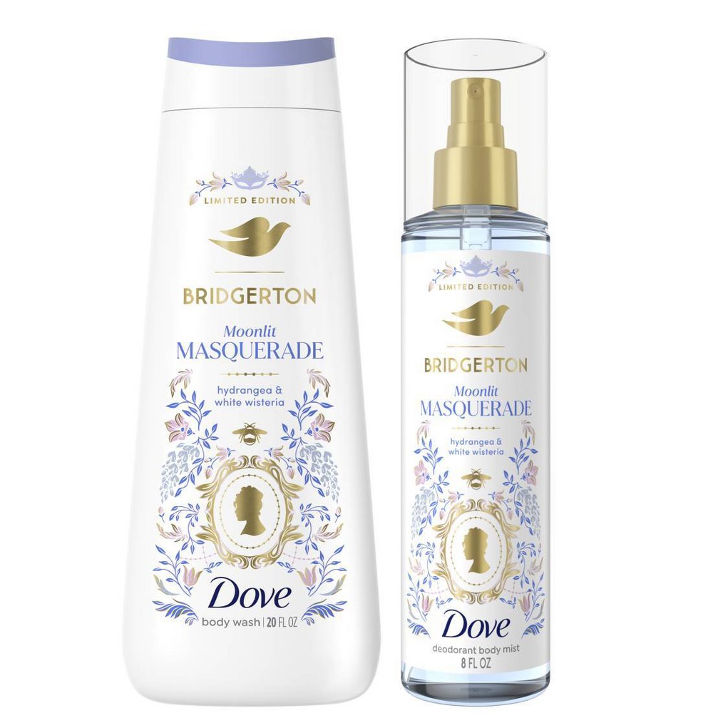 Dove Beauty Limited Edition Bridgerton Moonlit Masquerade 20oz Body Wash + 8oz Body Mist