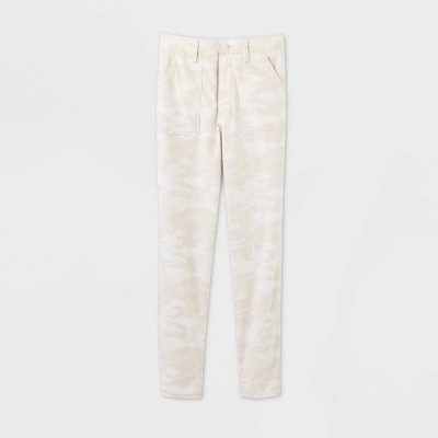 white camo pants womens