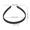 Unique Bargains Women's Classic Elegant Frosted Chain Hairband 5.51"x4.72" 1 Pc - 3 of 4