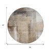 Beige And Ivory Abstract Washable Indoor Outdoor Area Rug - 3 of 4