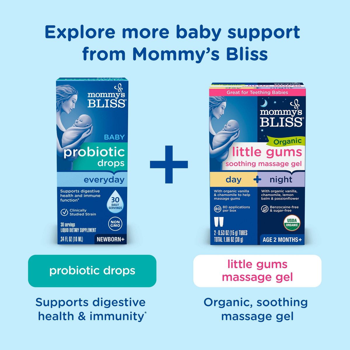 Mommy's Bliss Baby Constipation Ease + Prebiotics - 4 fl oz (24 servings) - thumbnail 8