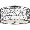 Quoizel Lighting Newcastle 4 - Light Semi-Flush Mount in  Matte Black - 3 of 4