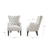 NicBex Polyester Accent Chair,Upholstered Living Room Chairs with High Button Tufted Wing Back and Birch Legs,Accent Chairs for Living Room - 3 of 4