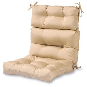 Kensington Garden 24"x22" Outdoor High Back Chair Cushion - 1 of 4