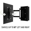 Sanus VIWLF128 Premium Large In-Wall Full Motion TV Mount for 42"-85" TVs - 3 of 4