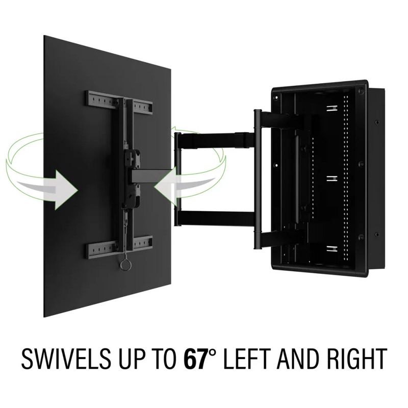 Sanus VIWLF128 Premium Large In-Wall Full Motion TV Mount for 42"-85" TVs, 5 of 13