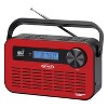 JENSEN® Portable Digital AM/FM Weather Radio with Weather Alert and 2-Way Charging, Red, JEP-250 - 3 of 4
