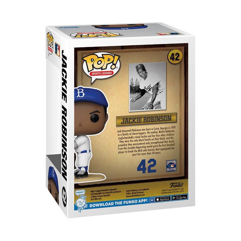 Funko POP! MLB: Los Angeles Dodgers Jackie Robinson Figure, 3 of 6