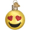 Old World Christmas Blown Glass Mini Ornament for Christmas Tree, Emoji (Set of 6) - 3 of 4