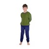 Sleep On It Boys 2-Piece Velour Pajama Set - 4 of 4
