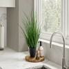 GlasFlength Artificial Plants Small Fake Plants Artificial Grass Plants Faux Plants for Indoor Home Table Decor, Green, 22"*22"*22.5" - 2 of 4