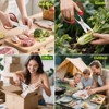 Itopfox Kitchen Scissors Heavy Duty Stainless Steel, All Purpose Cooking Shears for Meat Poultry Food, Dishwasher Safe Utility Tools with Home Gift - 2 of 4