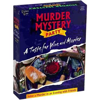 University Games Murder Mystery Adult Party Game | A Taste for Wine and Murder