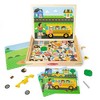 Melissa & Doug Wooden Magnetic Matching Picture Game With 119 Magnets and Scene Cards: Fine Motor Skills Toy - 4 of 4