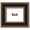 PosterPalooza | Photo Size Ornate Brown Picture Frame - UV Acrylic, Foam Board Backing, Hanging Hardware - 2 of 4