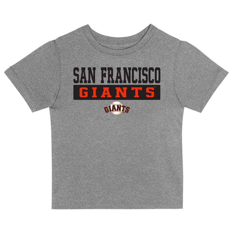MLB San Francisco Giants Toddler Boys&#39; 2pk T-Shirt, 2 of 4