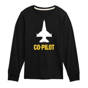 Boys' - Instant Message - Pilot Co Long Sleeve Graphic T-Shirt - 1 of 4