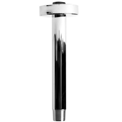 ALFI Polished Chrome 6 Inches Round Ceiling Shower Arm