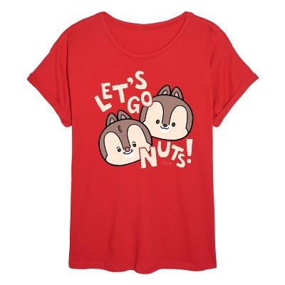 Women's - Disney - Let's Go Nuts Oversized Graphic T-Shirt