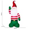 Gemmy Christmas Inflatable Gnome, 4 ft Tall, Multi - 3 of 4