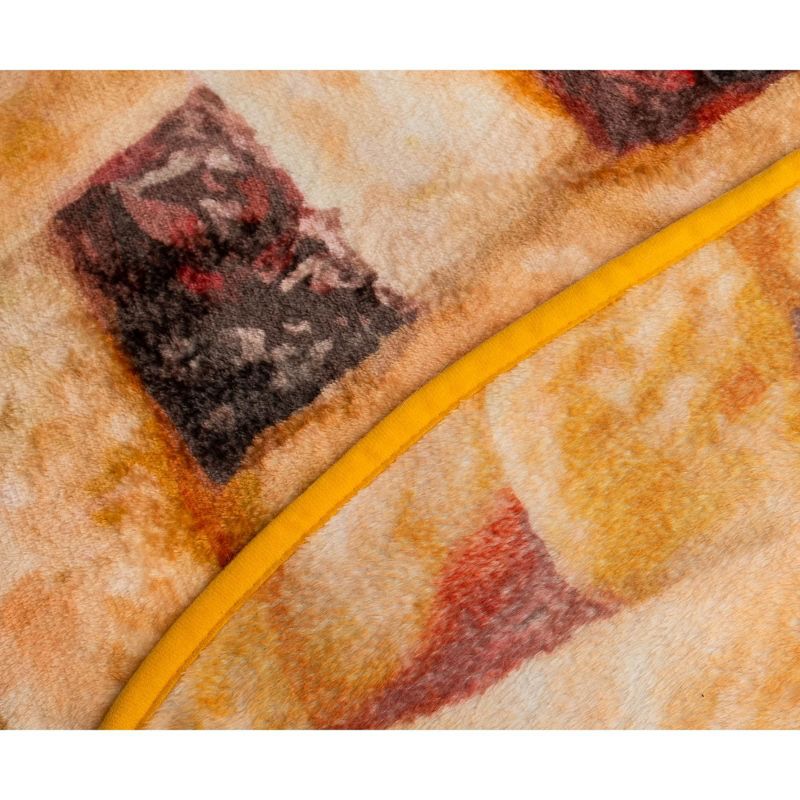 Toynk Cherry Pie Round Fleece Throw Blanket | 60 Inches, 2 of 7