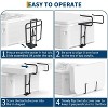 Hydraulic Spa and Hot Tub Cover Lift, Adjustable Height 30"-40" and Width 32"-52", Mounted on One Side Underneath, Fits Various Bathtub - 3 of 4