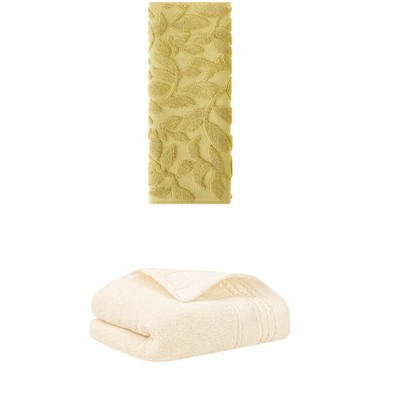 REGALWOVEN Absorbent Quick Drying Bathroom Hand Towels 14" x 30" 2 Pcs