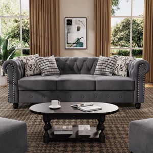 Velvet  for Living Room Furniture Sets-Morden Fort - 1 of 4