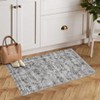 Short Pile Washable Area Rug - Boho Vintage Living Room & Bedroom Rug, Non-Slip, Machine Washable - 2 of 4
