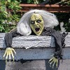 PREXTEX 66'' 5.5 ft. Plastic Zombie Halloween Decorations Prop with Posable Skeletal Hands for Garden, Multicolored - image 4 of 4