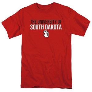 Men's University of South Dakota Official Stacked T-Shirt - 1 of 4