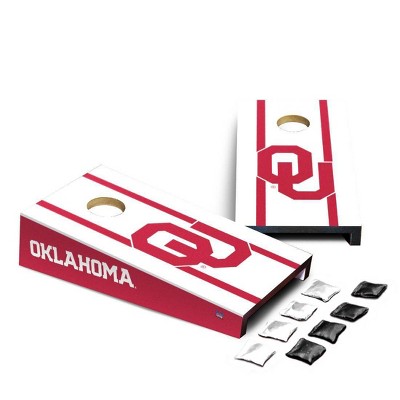 NCAA Oklahoma Sooners Desktop Cornhole Board Set