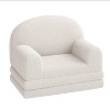 Kids Sofa Chair, 2-in-1 Convertible Toddler Couch Lounge, Comfy Fold Out Teddy Fleece Fabric Children's Sofa Bed - 2 of 4