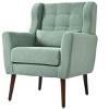 CAVINAS Accent Chairs for Bedroom, Mid Century Modern Accent Chair, Teddy Fabric Chairs Comfy Reading Chair, Lounge Arm Chairs Armchair - 3 of 4