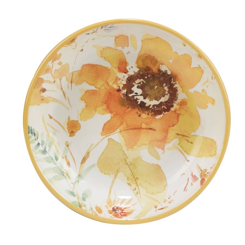 Set of 4 Sunflowers Forever Soup Bowls - Certified International, 6 of 8
