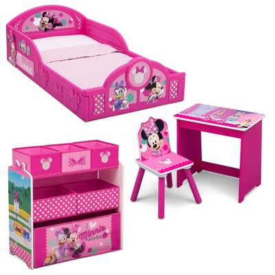 Delta Children Room Box Bedroom Set - 4pc - Minnie Mouse