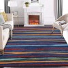 Modern Abstract Area Rug Colorful Throw Carpet Contemporary Area Rugs - 3 of 4