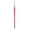 Princeton Velvetouch Round Brush, Synthetic Bristles, Short Handle Mixed Media Paintbrush, Scarlet, Size 4, Pack of 3 - 2 of 4
