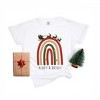 Simply Sage Market Women's Boho Merry and Bright Rainbow Short Sleeve Garment Dyed Tee - 3 of 4