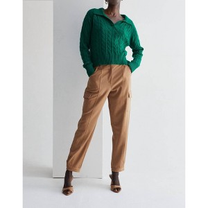 Women's Vivian Pretzel Knit Top Sweater - CRESCENT - 1 of 4