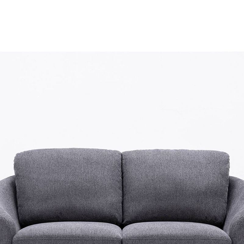 60&#34; Yuina Sofa Gray Linen - Acme Furniture, 3 of 9