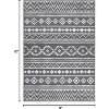 Boho Area Rug – Soft, Non-Slip, Washable, Geometric Indoor Carpet for Living Room, Bedroom, Kitchen, Home Office - 2 of 4